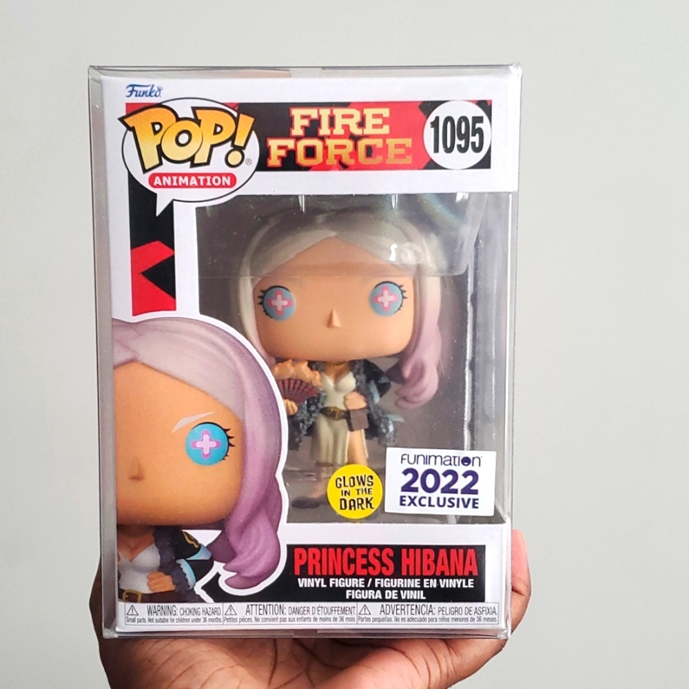 Animation🔥 FIRE FORCE 🔥 PRINCESS HIBANA Funimation 2022 GITD FUNKO POP #1095